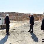 Başkan Aşgın, taş ocağında incelemelerde bulundu