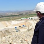 Başkan Aşgın, taş ocağında incelemelerde bulundu
