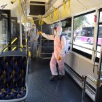 Sosyal alanlar dezenfekte ediliyor