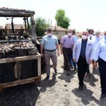 Aşgın’dan Yangınzede Keresteci Esnafına Geçmiş Olsun Ziyareti