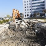 Belediyemizden Hastane bahçesine 750 metre asfalt