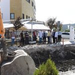 Belediyemizden Hastane bahçesine 750 metre asfalt