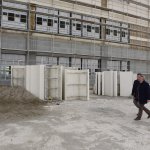 Aşgın, yeni belediye binasındaki çalışmaları inceledi