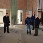 Aşgın, yeni belediye binasındaki çalışmaları inceledi