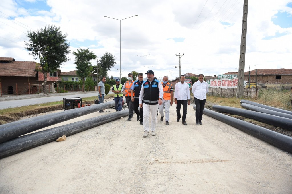 Belediyemiz, içme suyu hatlarını yeniliyor
