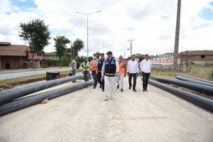 Belediyemiz, içme suyu hatlarını yeniliyor