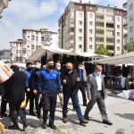 Zabıta ekiplerinden semt pazarlarında denetim