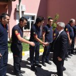 Başkan Aşgın personelle bayramlaştı