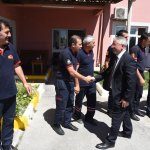 Başkan Aşgın personelle bayramlaştı