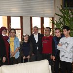 Başkan Aşgın, Engelli Yüzme Takımına palet hediye etti