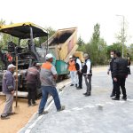 Ahçılar’da asfalt çalışması