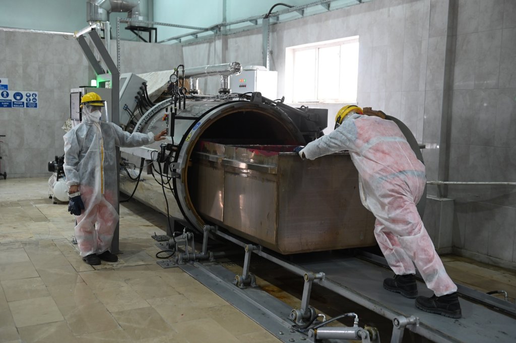 Belediyemiz, 2021 yılında 727 ton tıbbi atığı bertaraf etti