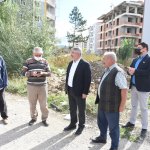 Belediyemiz, yetişmiş ağaçları toprakla buluşturmaya devam ediyor