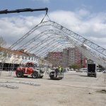 Ramazan Çadırı kurulumu başladı