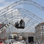 Ramazan Çadırı kurulumu başladı