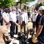 Başkan Aşgın, Mavral Sokaktaki çalışmaları inceledi