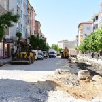 Başkan Aşgın, Mavral Sokaktaki çalışmaları inceledi