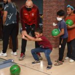 Tarım işçilerinin çocukları gönüllerince eğlendi