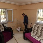 Başkan afet mağdurlarını ziyaret etti