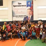 Tarım işçilerinin çocukları gönüllerince eğlendi