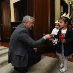 Miniklerden Başkan Aşgın’a ziyaret