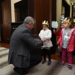 Miniklerden Başkan Aşgın’a ziyaret