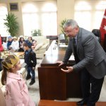 Miniklerden Başkan Aşgın’a ziyaret