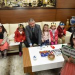 Miniklerden Başkan Aşgın’a ziyaret