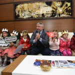 Miniklerden Başkan Aşgın’a ziyaret