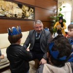 Miniklerden Başkan Aşgın’a ziyaret