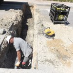 Yağmursuyu hattı çalışmaları devam ediyor