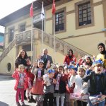 Miniklerden Başkan Aşgın’a ziyaret