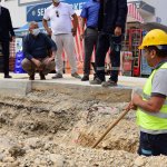 Başkan Aşgın, Bahar 1. Caddedeki içme suyu çalışmasını inceledi