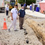 Başkan Aşgın, Bahar 1. Caddedeki içme suyu çalışmasını inceledi