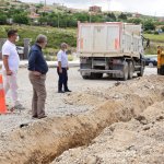 Başkan Aşgın, Bahar 1. Caddedeki içme suyu çalışmasını inceledi