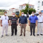 Başkan Aşgın, Bahar 1. Caddedeki içme suyu çalışmasını inceledi