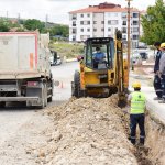 Başkan Aşgın, Bahar 1. Caddedeki içme suyu çalışmasını inceledi