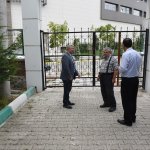 Başkan Aşgın mezarlık çevresinde incelemelerde bulundu