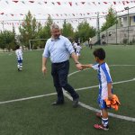 Miniklerle futbol keyfi