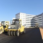 Hastane otoparkı asfaltlandı