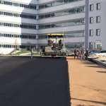 Hastane otoparkı asfaltlandı