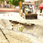 Milönü Caddesine bin metre altyapı çalışması