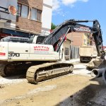 Milönü Caddesine bin metre altyapı çalışması