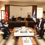 Belediyemizin projeleriyle alakalı fikir alışverişinde bulundular