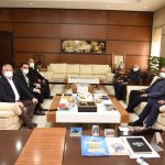 Belediyemizin projeleriyle alakalı fikir alışverişinde bulundular