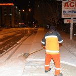 Çorum'da yılın ilk kar yağışı