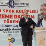 Belediyemizden amatör kulüplere malzeme yardımı