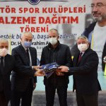 Belediyemizden amatör kulüplere malzeme yardımı