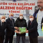 Belediyemizden amatör kulüplere malzeme yardımı