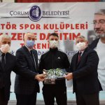 Belediyemizden amatör kulüplere malzeme yardımı